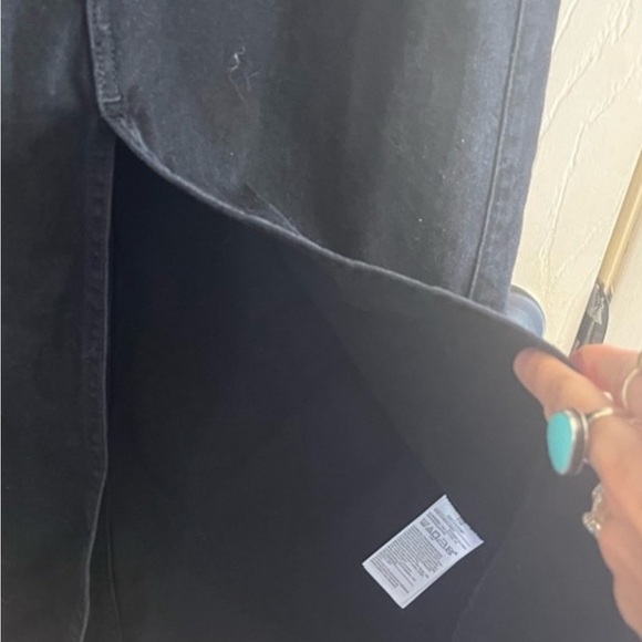 GAP Black Denim Midi Dress - Picture 4 of 7